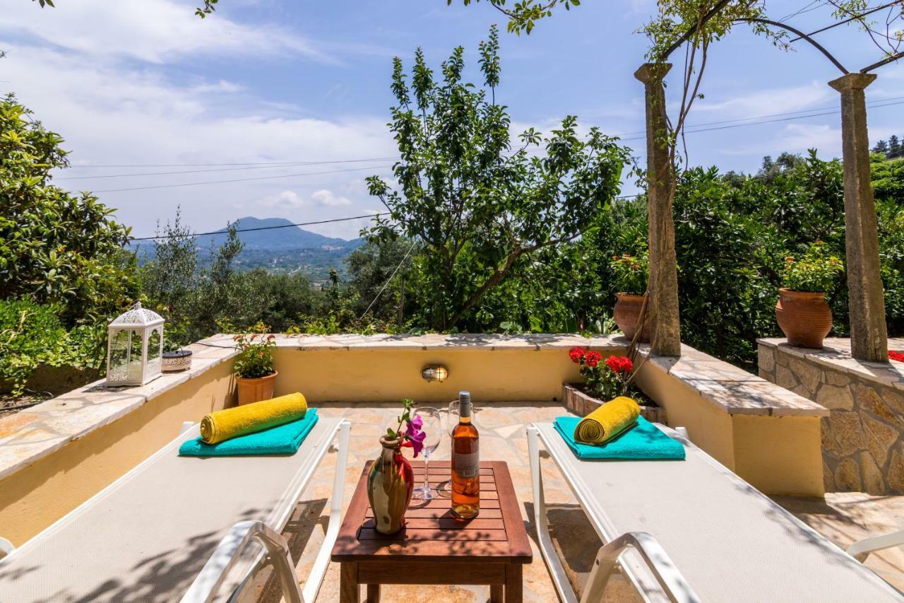 Milena'S Country House Pelekas Bagian luar foto